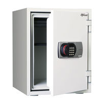 ディプロマット 【玄関渡し】デジタルテンキー式耐火金庫 (1時間耐火) 36L オフホワイト 530EN88 1台（直送品）