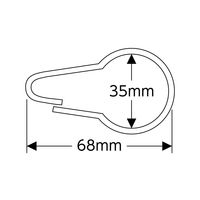 日本緑十字社 金具01 ダルマカン 10個1組 137010 1セット(50個:10個×5組)（直送品）