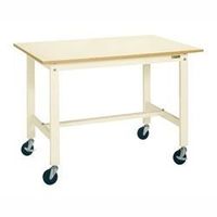 サカエ 軽量作業台(KKタイプ/均等耐荷重200kg/ポリエステル天板/H840mm/移動式) KKー39B2I 1台（直送品）