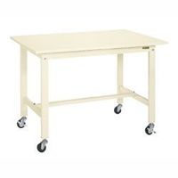 サカエ 軽量作業台(KKタイプ/均等耐荷重200kg/スチール天板/H810mm/移動式) KKー70SB1I 1台（直送品）