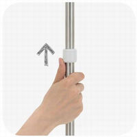 オカムラ 点滴スタンドDivo（ディーボ） イエロー LU01ZZ 1台（直送品）