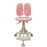 DUOREST(デュオレスト)　DRシリーズ　DUO　MINI　学習チェア（足置き付）　パステルピンク　DR-289WG　（直送品）