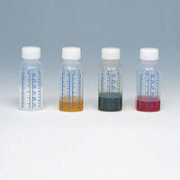 シンリョウ プリントメモリ瓶/青目盛 100ml 107030 1箱(140本入)（わけあり品）