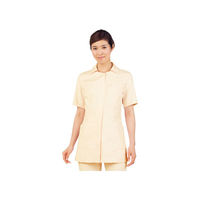 住商モンブラン ナースジャケット（半袖） 医療白衣 レディス コーラル/オレンジ L 73-1928（直送品）