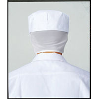 【衛生帽子・キャップ】 KAZEN カゼン 475-42 F フリー 八角帽子 ストレッチメッシュ 白 ホワイト 1袋（2枚入り）