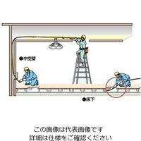 エスコ 4.5mm/6.5mmx1.5m FRP通線ロッド(5本組) EA597BM-5 1組（直送品）