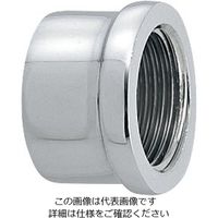 エスコ Rc 1 ” 給水管用キャップ(クロムメッキ) EA432MM-25 1セット(4個)（直送品）
