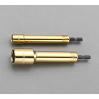 エスコ 13 mm 電ドルソケット(ロング) EA612AV-213 1セット(4個)（直送品）