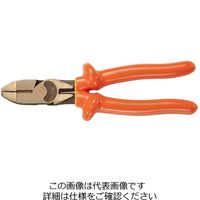 エスコ 225mm 電工ペンチ(絶縁・防爆) EA642ZA-4 1丁（直送品）