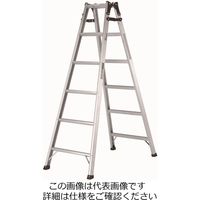 エスコ 1.70m はしご兼用脚立(アルミ製) EA903AB-15A 1台（直送品）