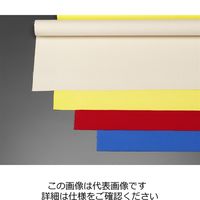 エスコ 0.92x 5m/ 0.8mm 綿帆布(9号/赤) EA911AK-305 1巻（直送品）