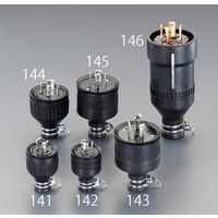 エスコ 250V/60A 防水型引掛けプラグ(接地3P) EA940BZ-146 1個（直送品）