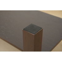 YAMAZEN（山善）　ミニテーブルロー　ダークブラウン　幅900×奥行450×高さ400mm　1台　（直送品）