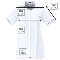 フォーク メンズジップスクラブ 1016EW-7-4L 1枚　スクラブ（直送品）