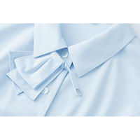 セロリー（Selery） 長袖ブラウス ライトブルー 7号 S-36792 1着（直送品）