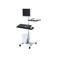 サンワサプライ キーボード台、CPUスタンド付き17型~24型液 CR-LAST3 1台