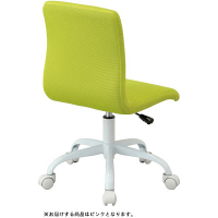 ナカバヤシ　OAカジュアルチェア　オフィスチェア　肘無し　ピンク　DFC-101KP　1脚　（直送品）