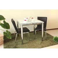 【軒先渡し】東馬（Tohma）　frast　ダイニングテーブル　ホワイト　幅800×奥行800×高さ730mm　1台　（直送品）