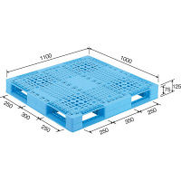 サンコー　パレット　D4-1011-2　81201701BL510　（直送品）