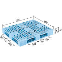 サンコー　パレット　R4-1012F-3　（PE）　81207201BL502　（直送品）