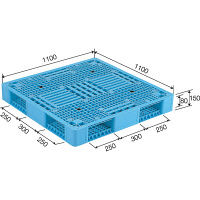 サンコー　パレット　R4-1111-2（PP）　81210700BL510　（直送品）