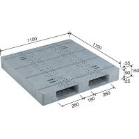 サンコー　パレット　D2-1111F-4　81212901GL802　（直送品）