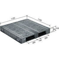 サンコー　パレット　R2-1111F-2　81215501GL803　（直送品）