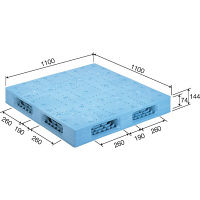 サンコー　パレット　R4-1111F-2　81215701BL502　（直送品）