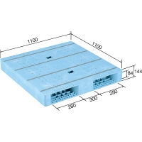 サンコー　パレット　R2-1111F-4　アナアリ　81218601BL502　（直送品）