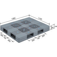 サンコー　パレット　R4-110136　PE　81300601GL803　（直送品）
