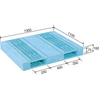 サンコー　パレット　R2-1113F-3　PP　81431301BL502　（直送品）