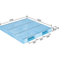 サンコー　パレット　R2-1414F　PP　81961001BL502　（直送品）