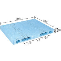 サンコー　パレット　R2-132165F　82180001BL502　（直送品）