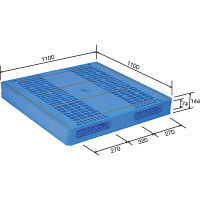 サンコー　パレット　LX-1111R2-3（PP）　84007201BL503　（直送品）