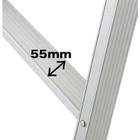 長谷川工業 アルミ合金 専用脚立 長尺タイプ 10段 （10尺 290cm） XAM2.0-30 1台（直送品）