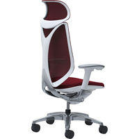 C885BW FSY8 |オカムラ サブリナ スマートオペレーション 可動肘 エクストラハイバック ホワイトボディ ダークブラウン 1脚（直送品）