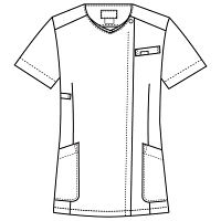 フォーク カ】7034sc-2 ブル- S 7034SC-2-S 1枚　スクラブ（直送品）