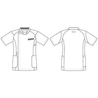 ルコックスポルティフ カ】UQM1004 1 ホワイト LL UQM1004N-1-LL 1枚　白衣（直送品）