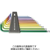 エスコ 1/20”ー5/16”/12本組 [Ball Hexagon]キーレンチ EA573CL 1セット（直送品）