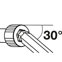 エスコ 9/64”x125mm [Ball Hexagon]キーレンチ EA573CL-7 1セット(5本)（直送品）