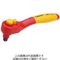 エスコ 3/8”DRx200mm 絶縁ラチェットハンドル EA640SF-3 1本（直送品）