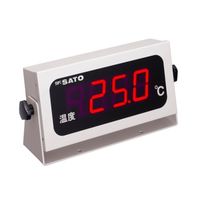 エスコ 350x165mm 大型デジタル温度計(マルチアングルタイプ) EA728AD-30 1セット（直送品）