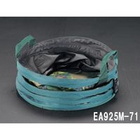 エスコ φ550x700mm/166L 自立型バケツ(フタ無/迷彩) EA925M-72 1個（直送品）