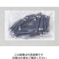 エスコ M4x15mm ナベ頭小ねじ(ステンレス/黒色/16本) EA949TE-415 1セット(480本:16本×30袋)（直送品）