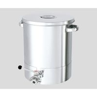 MONOVATE 底部勾配型ステンレス容器 バルブ付 20L KTT-ST-30-BV 1個 2-111-01（直送品）