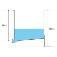 MONOVATE 底部勾配型ステンレス容器 バルブ付 100L KTT-ST-47H-BV 1個 2-111-04（直送品）