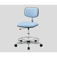 アズワン カラフルスタンダードチェア ブルー リング付き LSN-BR 1脚 2-665-03（直送品）