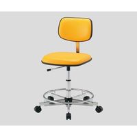 アズワン カラフルスタンダードチェア オレンジ リング付き LSN-OR 1脚 2-665-04（直送品）