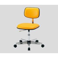 アズワン クリーンカラフルスタンダードチェア(クラス100対応) 足掛リング無し オレンジ LSC-O 1脚 2-666-04（直送品）