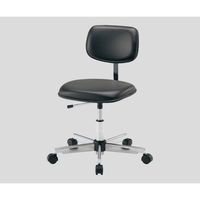 アズワン カラフルスタンダードチェア ブラック リング無し LSN-BK 1脚 2-664-01（直送品）